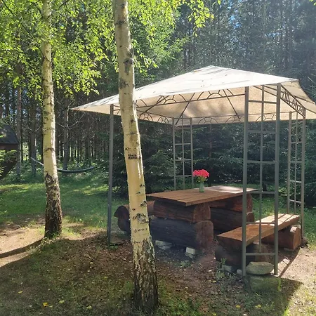 Privaatne Puhkemajake Koos Saunamajaga Metsakivi